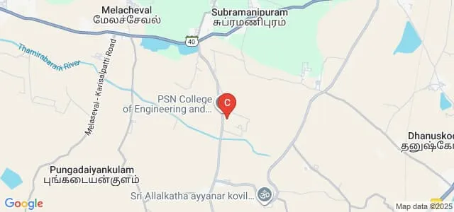 PSN College of Engineering and Technology, Tirunelveli Map