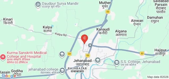 SN Sinha College, Jehanabad Map
