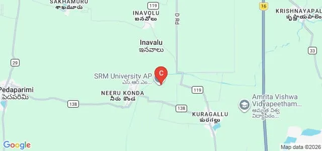 Easwari School of Liberal Arts, SRM University, Andhra Pradesh Map