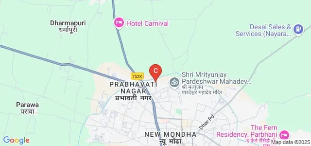 B Raghunath Arts Commerce and Science College, Parbhani Map