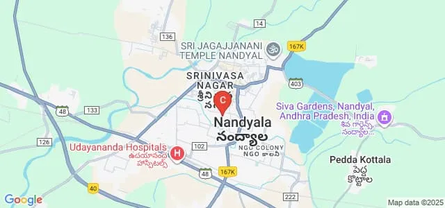 ESC Government Polytechnic, Nandyal Map