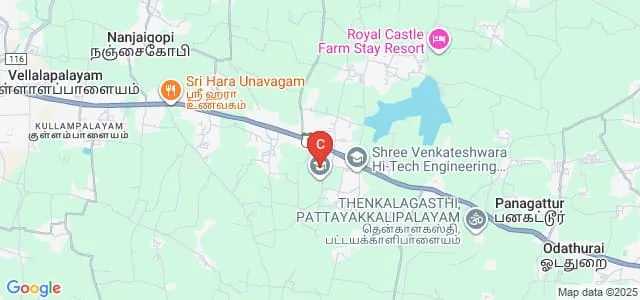 Shree Venkateshwara Hi Tech Polytechnic College, Erode Map