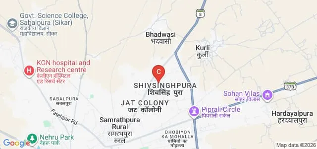 Sambal College of Education, Sikar Map