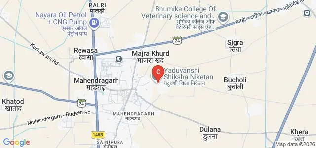 Yaduvanshi Degree College, Mahendragarh Map