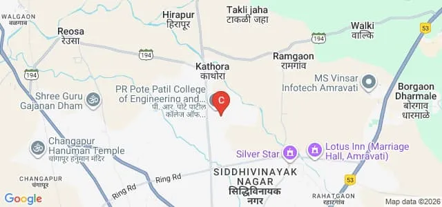 PR Pote Patil College of Medical Sciences Ayurved, Amravati Map