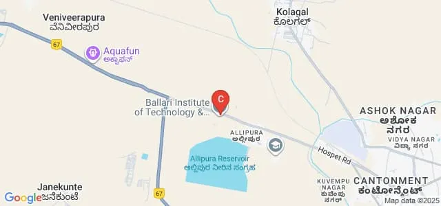Ballari Business College, Bellary Map