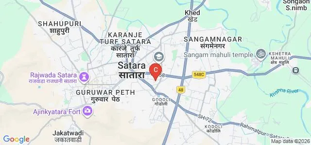 Rayat Shikshan Sanstha's Dhananjayrao Gadgil College of Commerce, Satara Map