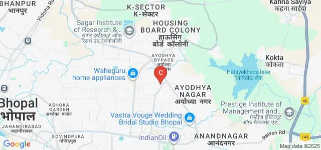 Bonnie Foi College, Bhopal Map