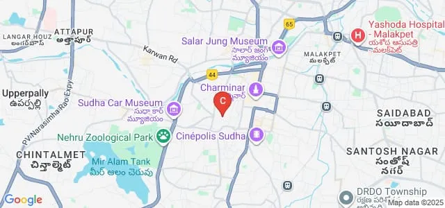 Government Degree and PG College for Women, Khammam Map