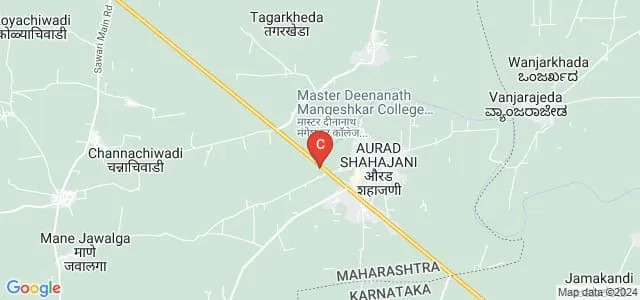 Master Dinanath Mangeshkar College, Aurad Shahajani Map