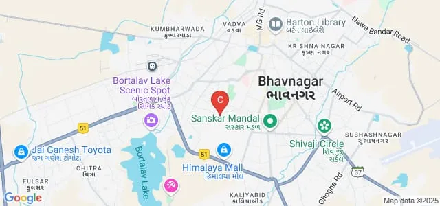 LR Valia Arts and PR Mehta Commerce College, Bhavnagar Map