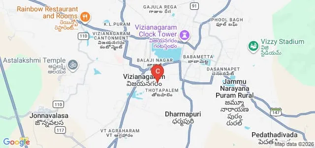 AIM B Ed College, Nellimarla Map