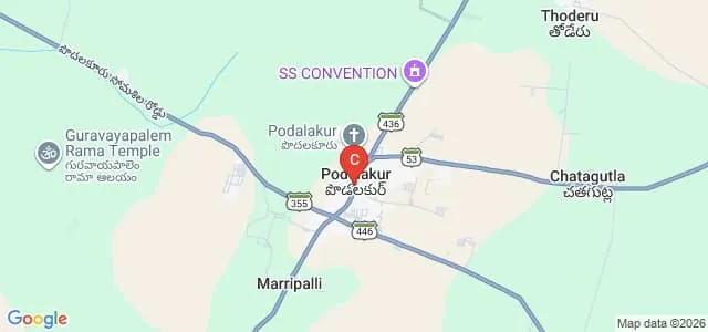 Agricultural Polytechnic, Podalakur Map
