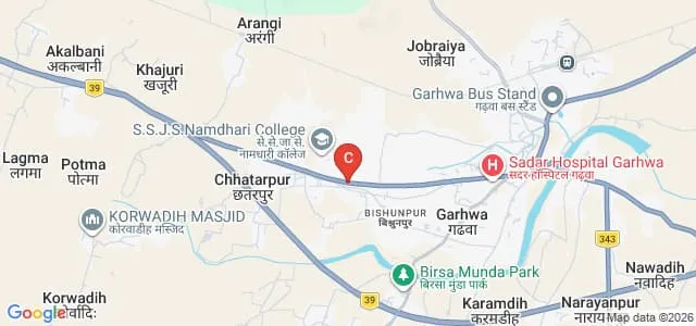 Arogyam Homeopathic Medical College and Hospital, Garhwa Map
