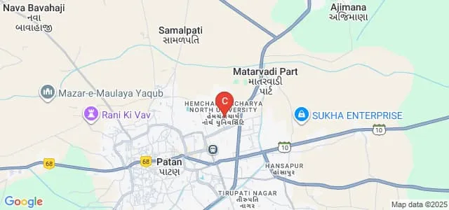 Mk Institute of Diploma Studies and Technological Research, Patan Map