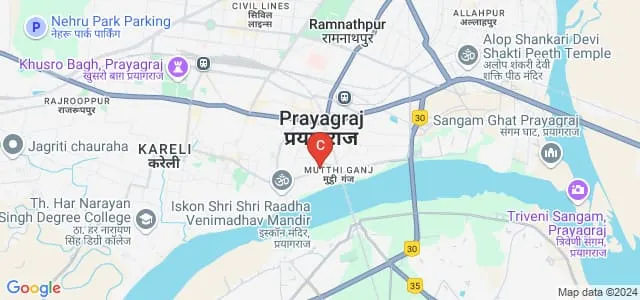 Ewing Christian Institute of Management and Technology, Allahabad Map