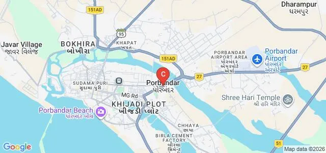 Government Medical College, Porbandar Map