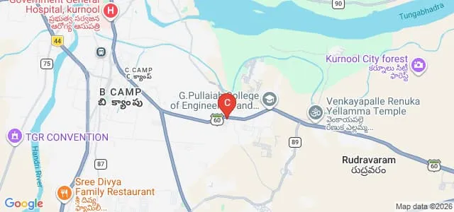 St Josephs College for Women, Kurnool Map