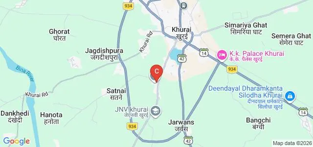 Government Polytechnic College, Khurai Map