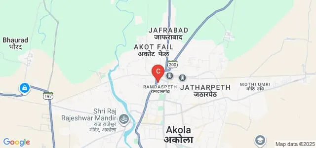 Shri Shivaji College of Arts Commerce and Science, Akola Map