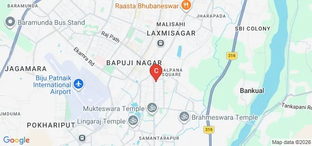 BJB Autonomous College, Bhubaneswar Map