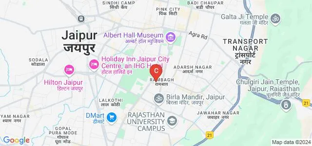 MJRP College of Engineering and Technology, Jaipur Map