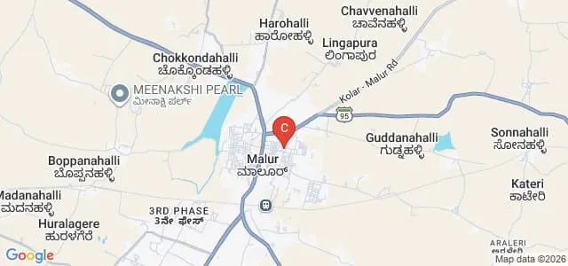 Government First Grade College, Malur Map