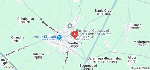 St Josephs Girls Degree B Ed College, Meerut Map