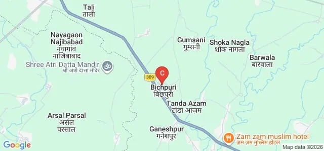 PDG College of Education, Bazpur Map