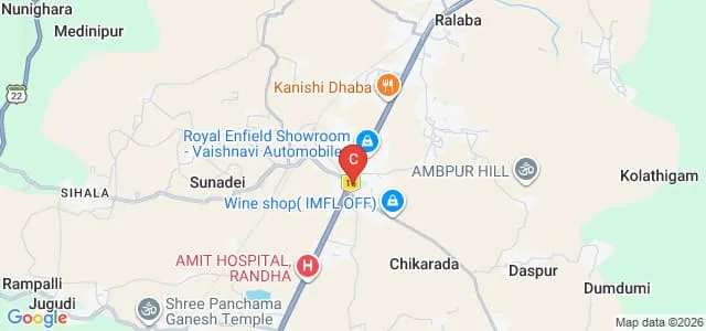 Dibakar Patnaik Institute of Advanced Studies in Education, Berhampur Map