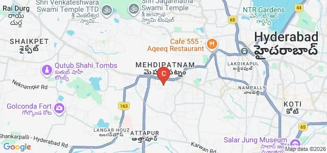 G Pulla Reddy Degree and PG College, Hyderabad Map