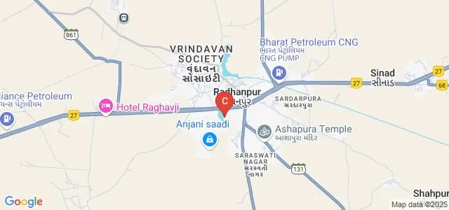 Smt Lilavatiben Manilal Shah Science College, Radhanpur Map