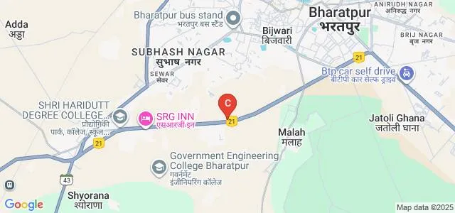 Chandravati Group of Institution, Bharatpur Map