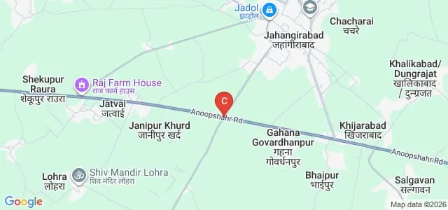 Daksh Mahila Vidyapeeth, Jahangirabad Map