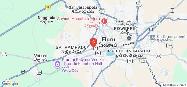 Sir CR Reddy College, Eluru Map
