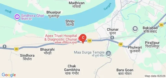 Apex Institute of Pharmacy, Mirzapur Map