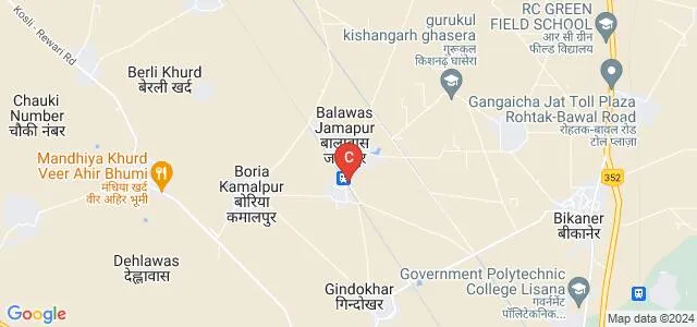SK College of Elementary Education, Rewari Map