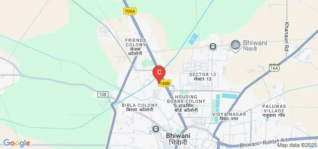 Maharaja Neempal Singh Government College, Bhiwani Map