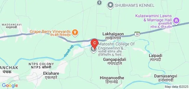 Matoshri College of Pharmacy, Eklahare Map