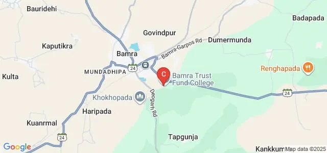 Bamra Trust Fund College, Sambalpur Map