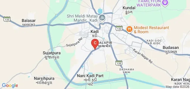Smt SA Patel B Ed College, Mehsana Map