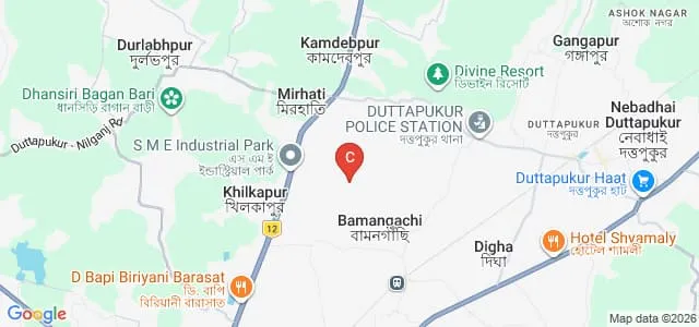 Barasat Subhas Chandra College of Education, Duttapukur Map