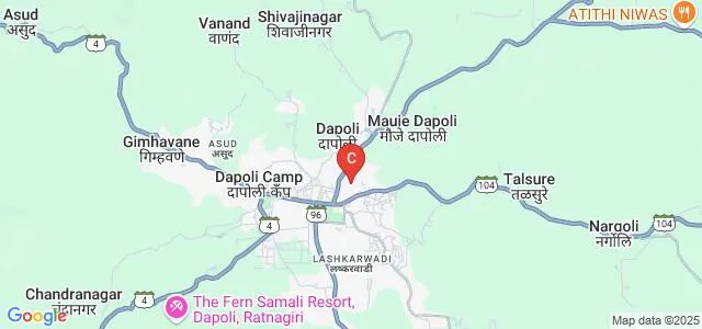 DMSP Mandal's NK Varadkar Arts and RV Belose Commerce College, Ratnagiri Map