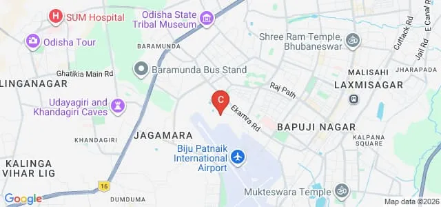 College of Basic Science and Humanities, Orissa University of Agriculture and Technology, Bhubaneswar Map