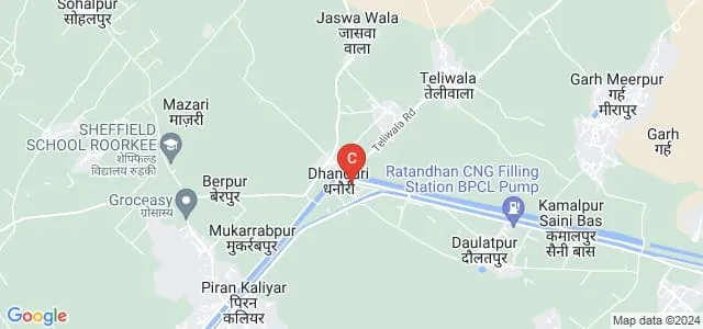 Dhanauri College, Dhanauri Map