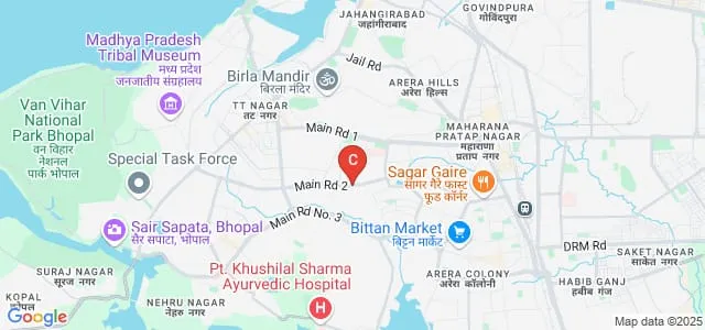 Sarojini Naidu Government Girls Post Graduate Autonomous College, Bhopal Map