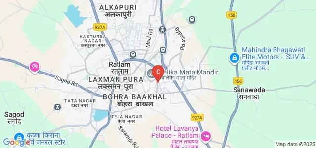 Dr KN Katju Law College, Ratlam Map