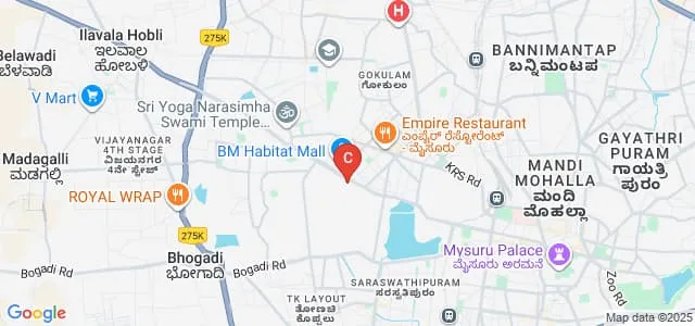 BN Bahadur Institute of Management Sciences, Mysore Map