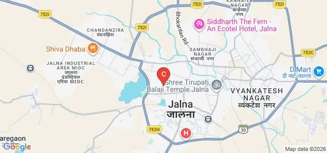 Vasantrao Naik Shikshan Sanstha's College of Education, Jalna Map