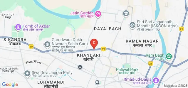 MD College, Agra Map